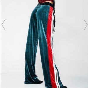 Velour Track pants